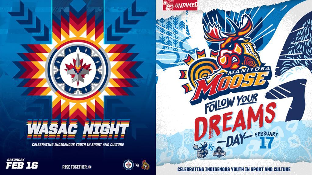 Indigenous Logo - Winnipeg Jets celebrate Indigenous culture with WASAC Night on Feb. 16
