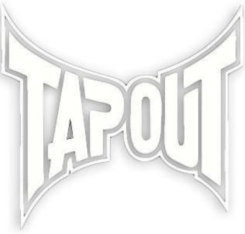 Tapout Logo - Tapout Logo Sticker - White