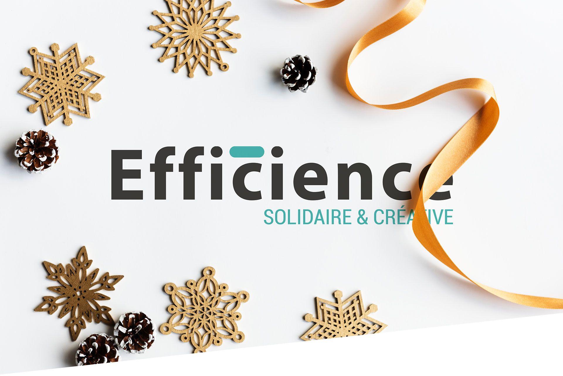 Efficience3 Logo - voeux2019 - Efficience , Solidaire et Créative