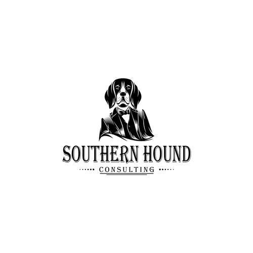 Coonhound Logo - Design a old styled logo for a consulting company- Southern Hound