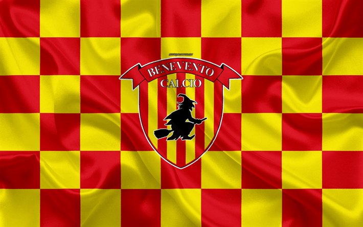 Benevento Logo - Download wallpaper Benevento Calcio, 4k, logo, creative art, red