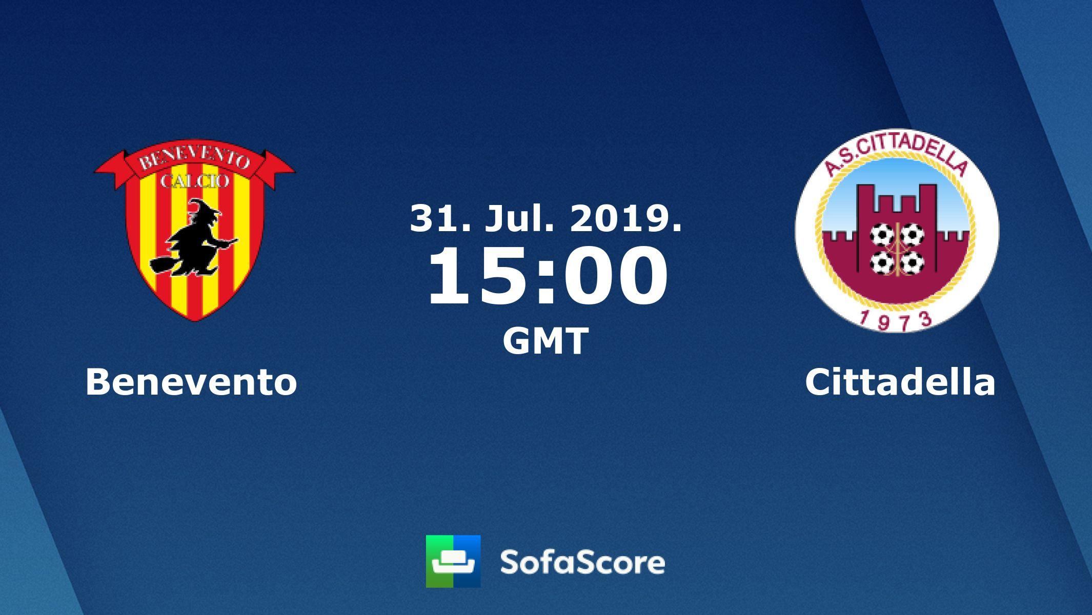 Benevento Logo - Benevento Cittadella live score, video stream and H2H results