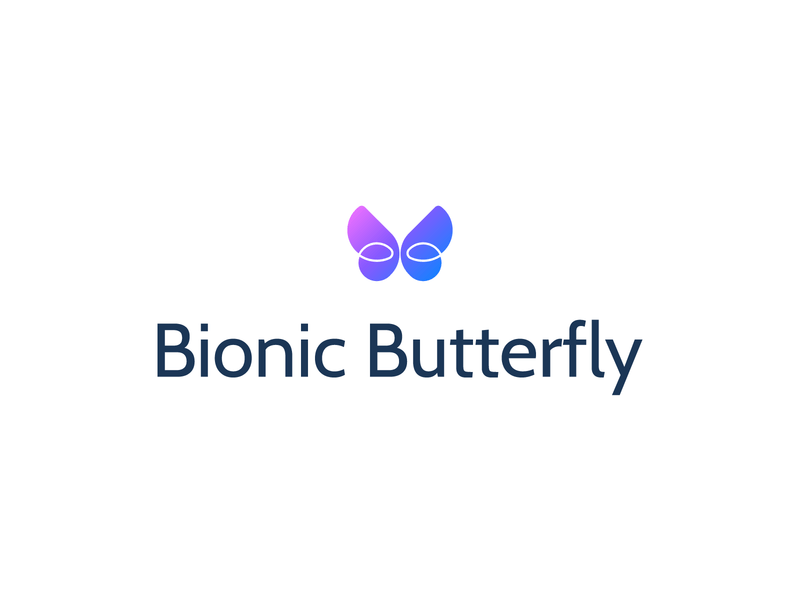 Bionic Logo - Bionic Butterfly Logo Design #2.2 by Oleg Coada on Dribbble