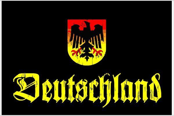 Deutschland Logo - Vintage Deutschland German Logo Poster