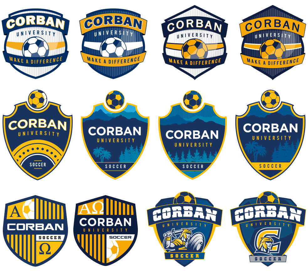 Corban Logo - corban university soccer crest deisgns | soccer design | Soccer ...