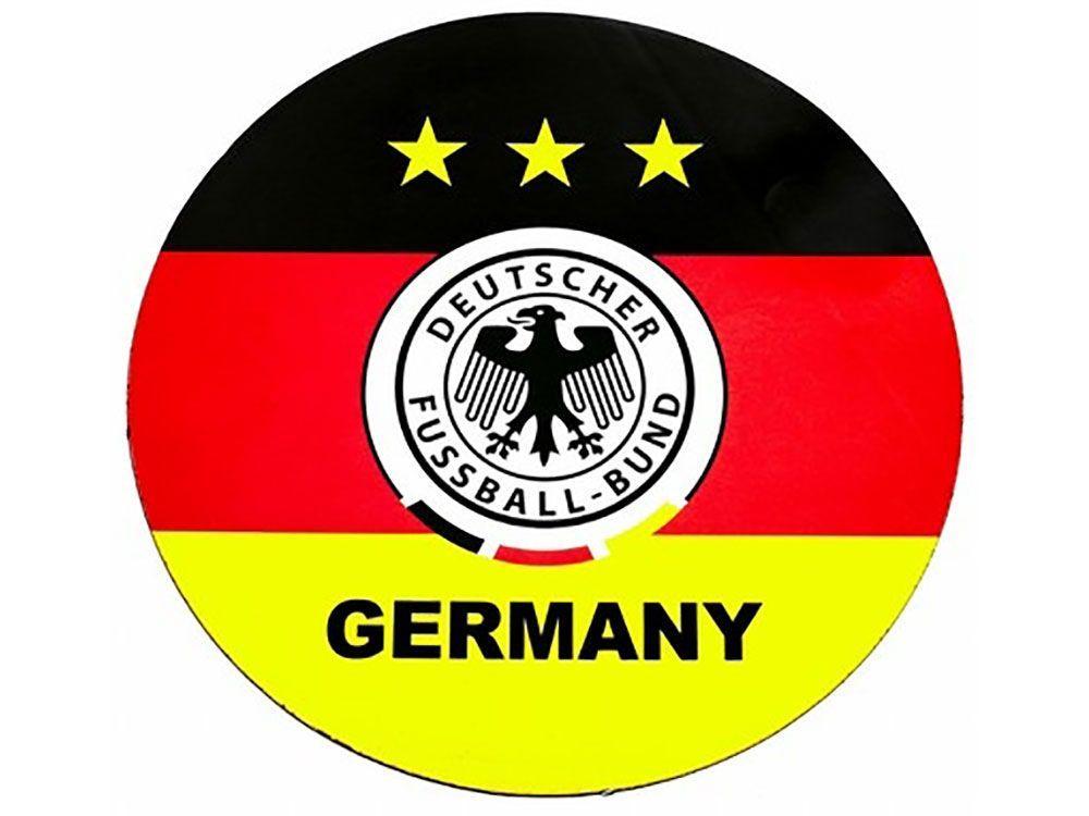 Deutschland Logo - GERMANY DEUTSCHLAND DEUTSCHER FUSSBALL LOGO CAR MAGNET CIRCLE