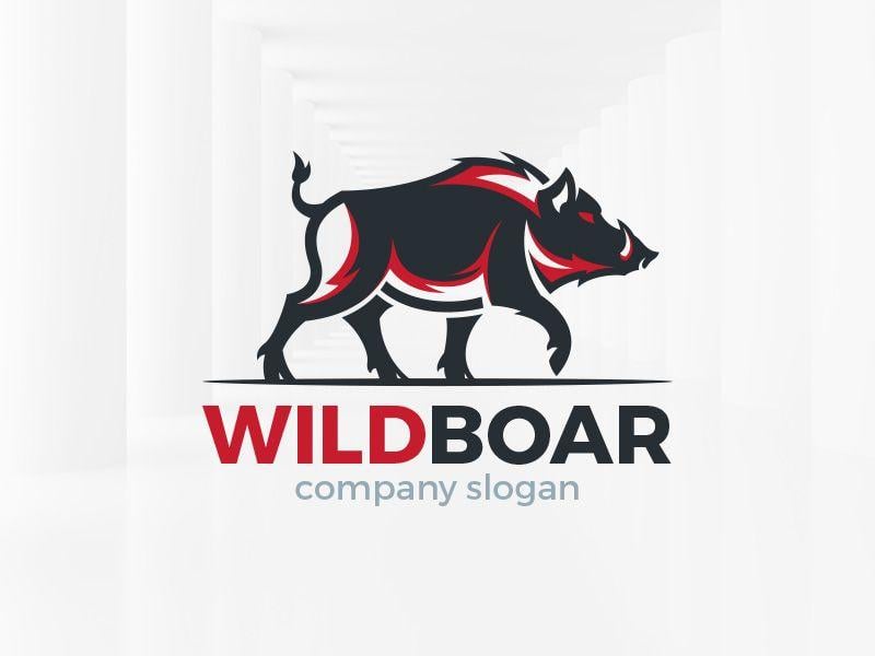 Boar Logo - Wild Boar Logo Template by Alex Broekhuizen on Dribbble
