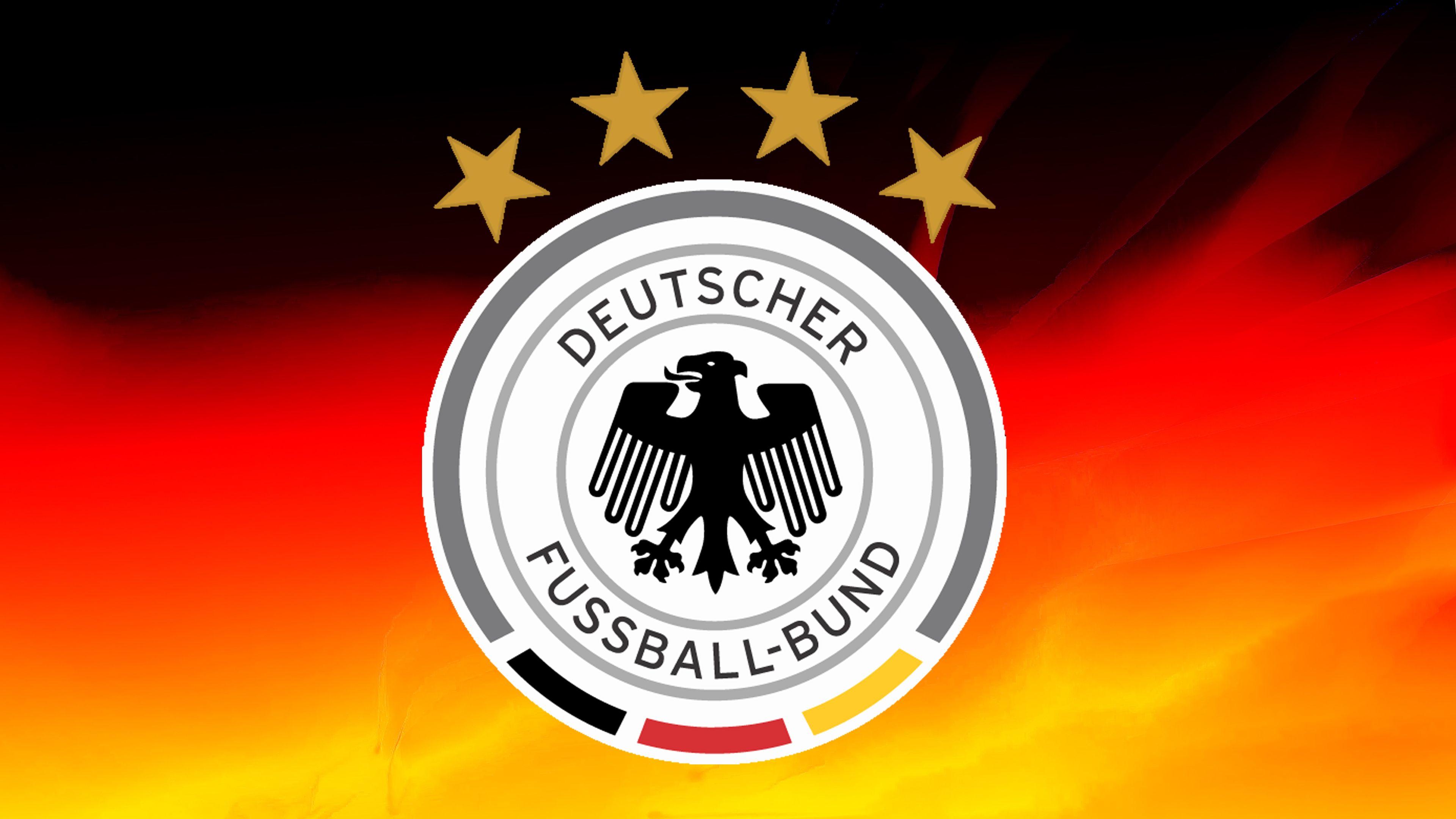 Deutschland Logo - Germany Football Logo Wallpaper with 4 Stars and National Flag