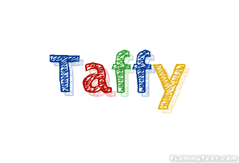 Taffy Logo - United States of America Logo. Free Logo Design Tool from Flaming Text
