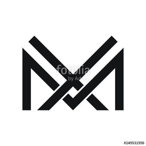 MX Logo - Letter MX, XM, Home vector logo template 