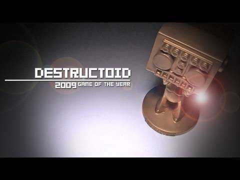 Destructoid Logo - The winner of Destructoid Game of the Year 2009