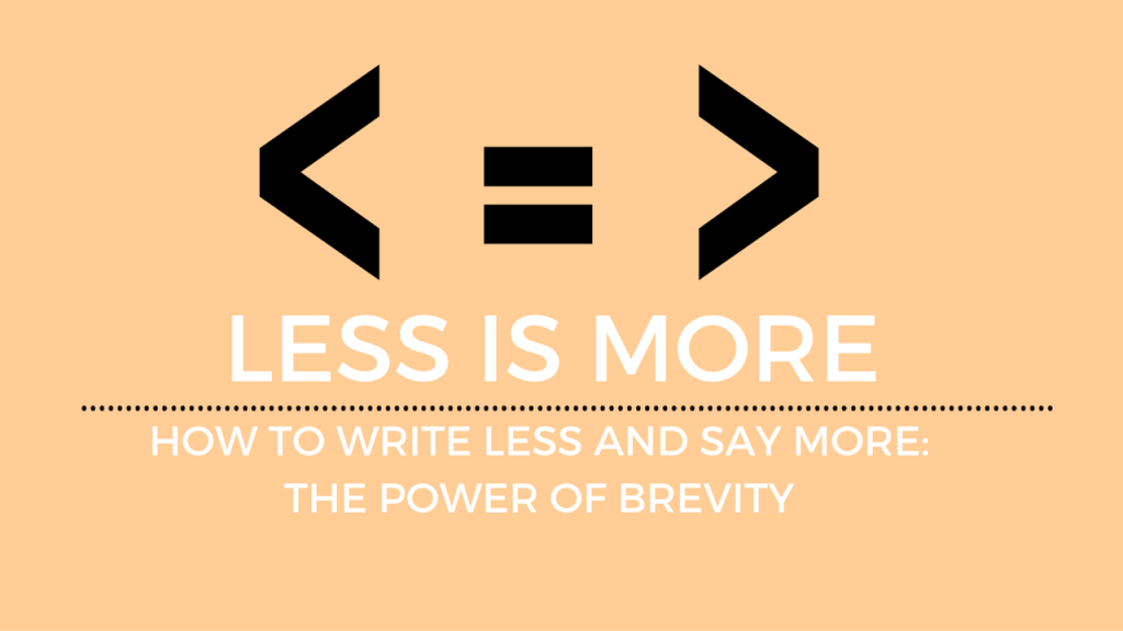 Abrevity Logo - The Power of Precision Writing Brevity is Important