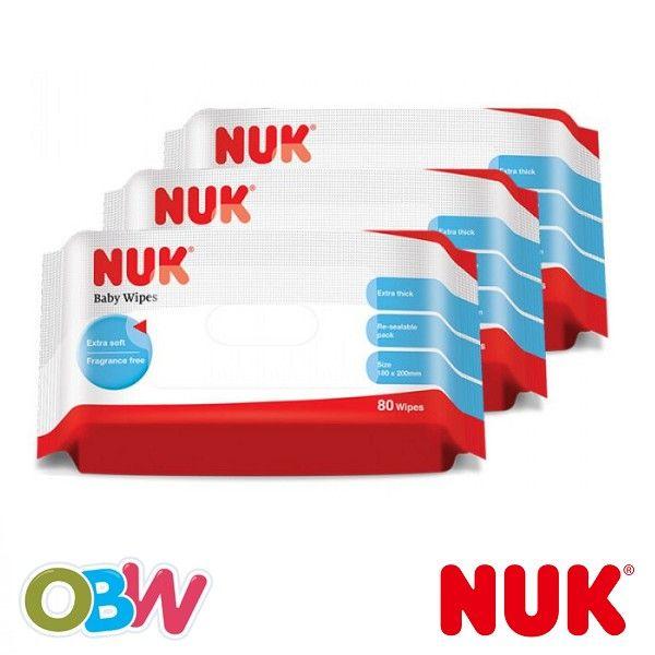 Nuk Logo - NUK Baby Wipes Paraben Free (3 Packs of 80pcs)