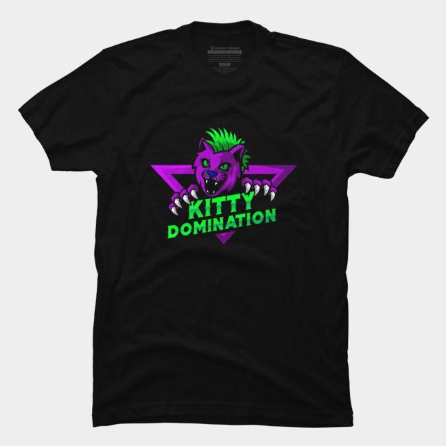 Domination Logo - Kitty Domination Logo T Shirt By KittyDomination Design By Humans