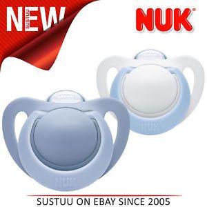 Nuk Logo - Details about NUK Genius Silicone Newborn Baby Soothers│Soft & Flexible│BPA  Free│2PK│0-6m│Blue