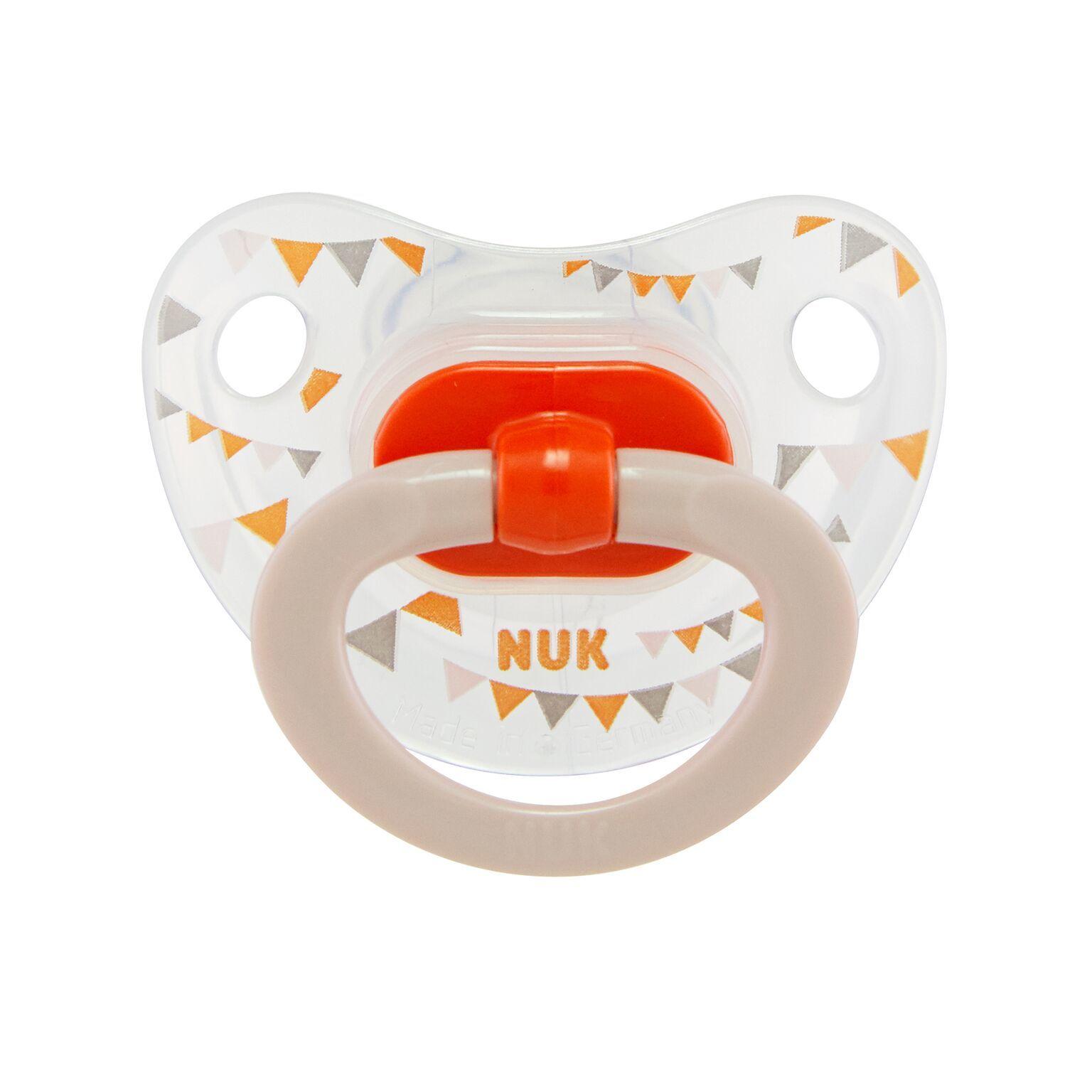 Nuk Logo - NUK® Orthodontic Pacifiers, Girl, 18-36 Months, 2-Pack