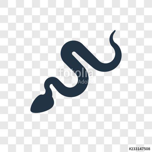 Transparency Logo - Snake vector icon isolated on transparent background, Snake ...