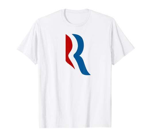 Romney Logo - Mitt Romney 2012 Official Campaign R Logo T Shirt: Clothing