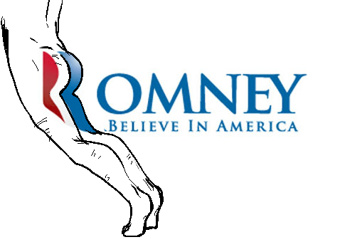 Romney Logo - Kevin Barbee — Romney's Butt Logo