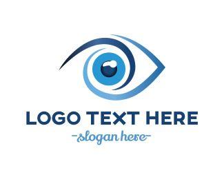 Lens Logo - Ophthalmology Lens Logo