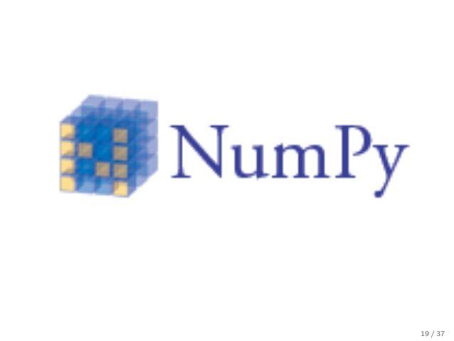Numpy Logo - Numerical tour in the Python eco-system: Python, NumPy, scikit-learn