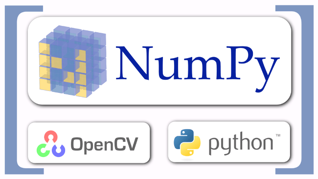 Python-Numpy Logo - Intro to Self-Driving Cars:Learn Python, NumPy & OpenCV (FREEMIUM)