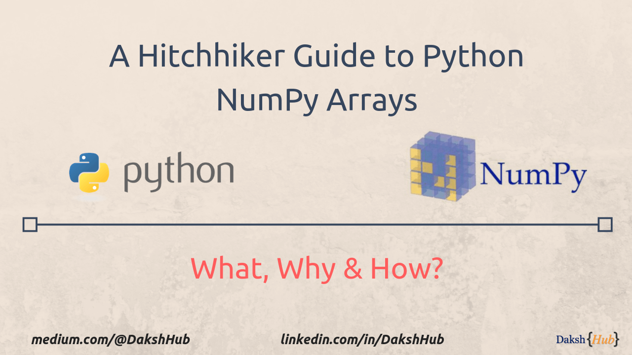 Python-Numpy Logo - A hitchhiker guide to python NumPy Arrays Data Science