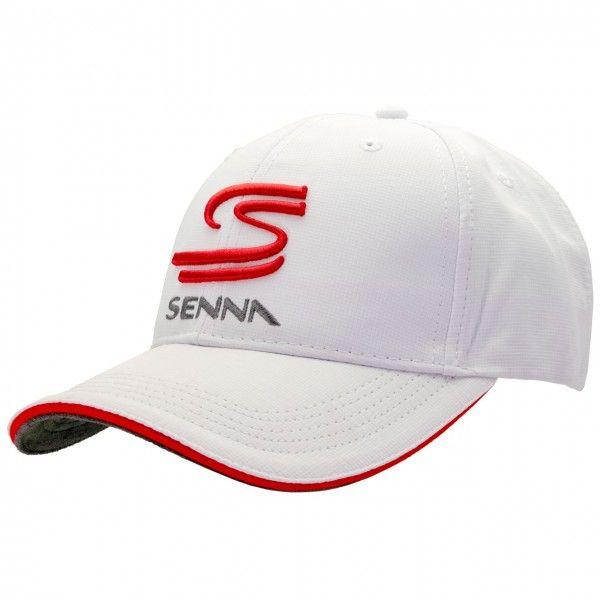 Senna Logo - Ayrton Senna Cap Senna White