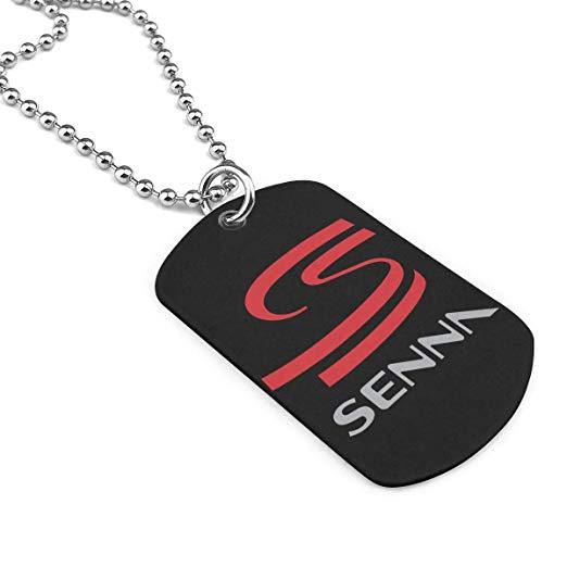 Senna Logo - Amazon.com: Ayrton Senna Logo Unisex Military Brand Necklace Metal ...