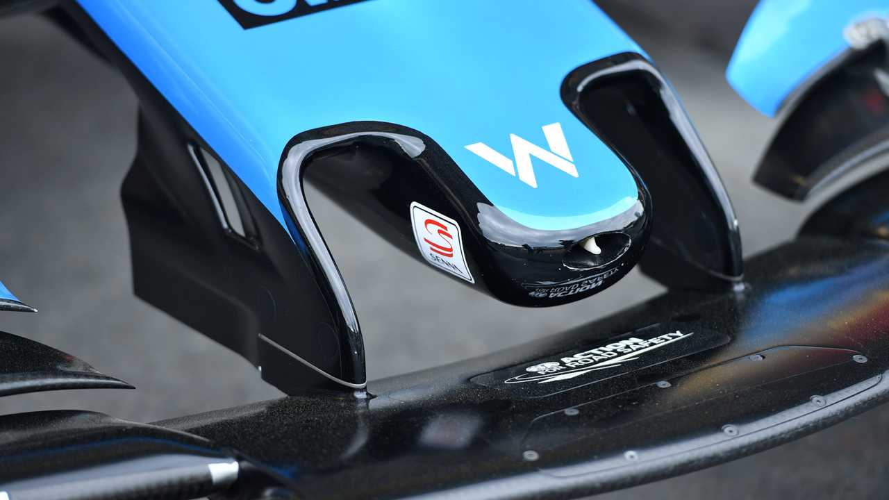 Senna Logo - Senna logo on the front wing of Williams FW42 | Motor1.com Photos