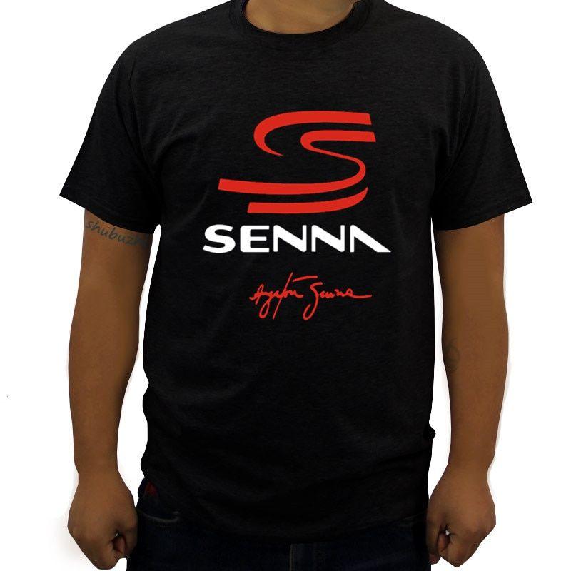 Senna Logo - US $8.28 45% OFF|Ayrton Senna Logo Men's Premium T Shirt summer luxury  shubuzhi brand t shirt new men 3d tshirt euro size-in T-Shirts from Men's  ...