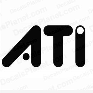 ATI Logo - Ati logo decal, vinyl decal sticker, wall decal - Decals Ground