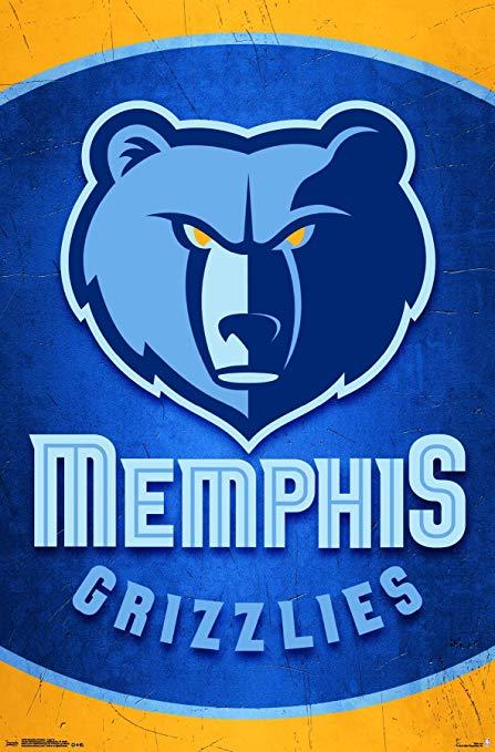 Gizzlies Logo - Trends International Memphis Grizzlies Logo Wall Poster 22.375