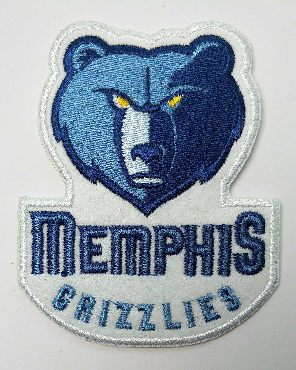 Gizzlies Logo - 2pcs Basketball NBA club team Vancouver Grizzlies Logo Patch Aufnaeher  Applique Buegelbild Embroidered -in Tape from Home Improvement on ...