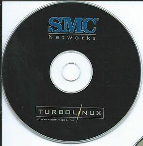 Turbolinux Logo - Details about VINTAGE CD ROM SMC NETWORKS TURBO LINUX HIGH PERFORMANCE LINUX