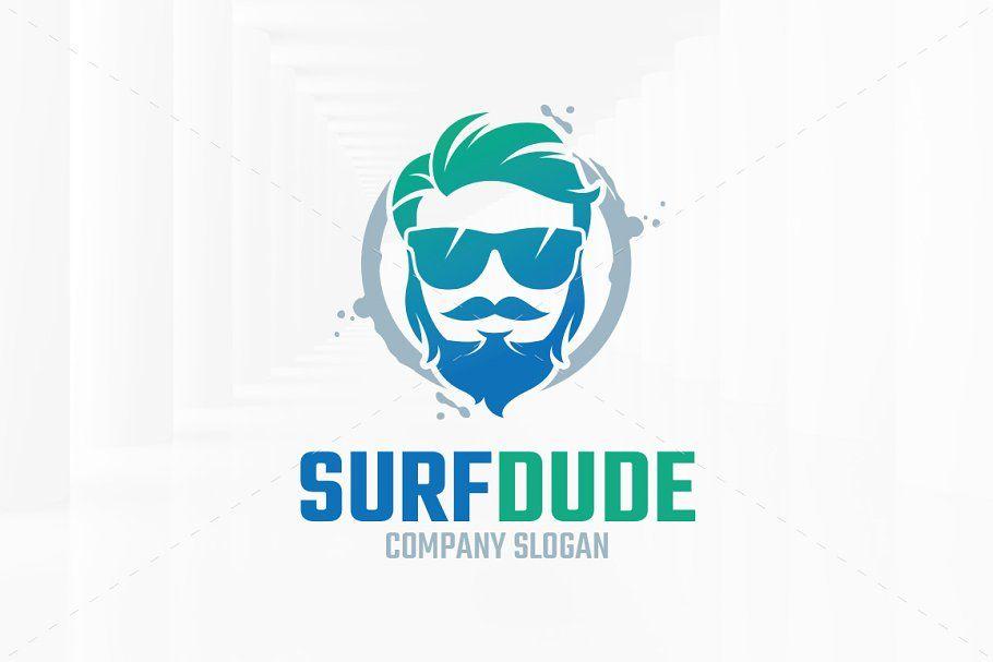 Dude Logo - Surf Dude Logo Template