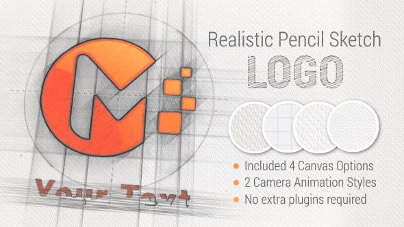 Sketch Logo - Pencil Sketch Logo by guna2d | VideoHive