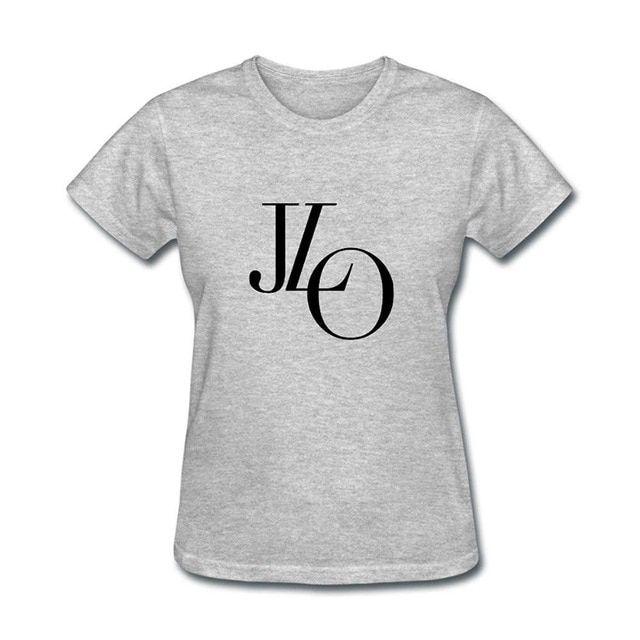 J.Lo Logo - US $12.69. Women's Jennifer Lopez J.Lo Logo Short Sleeve T Shirt XXL In T Shirts From Women's Clothing On Aliexpress.com