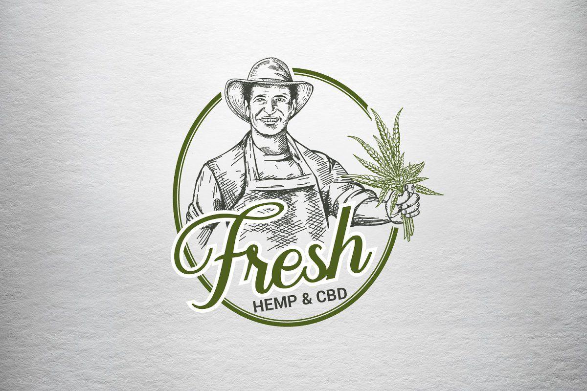 CBD Logo - Fresh Hemp & CBD logo