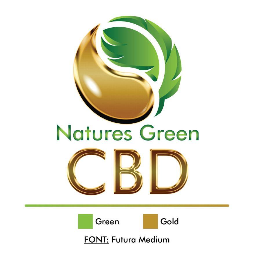 CBD Logo - Natures Green CBD Logo – Cosmic Studios
