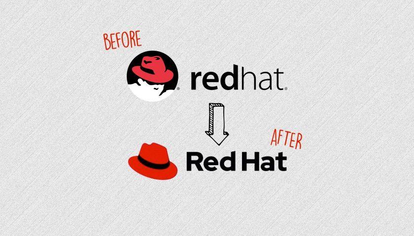 It's Logo - Red Hat has changed its logo for the first time in 20 years