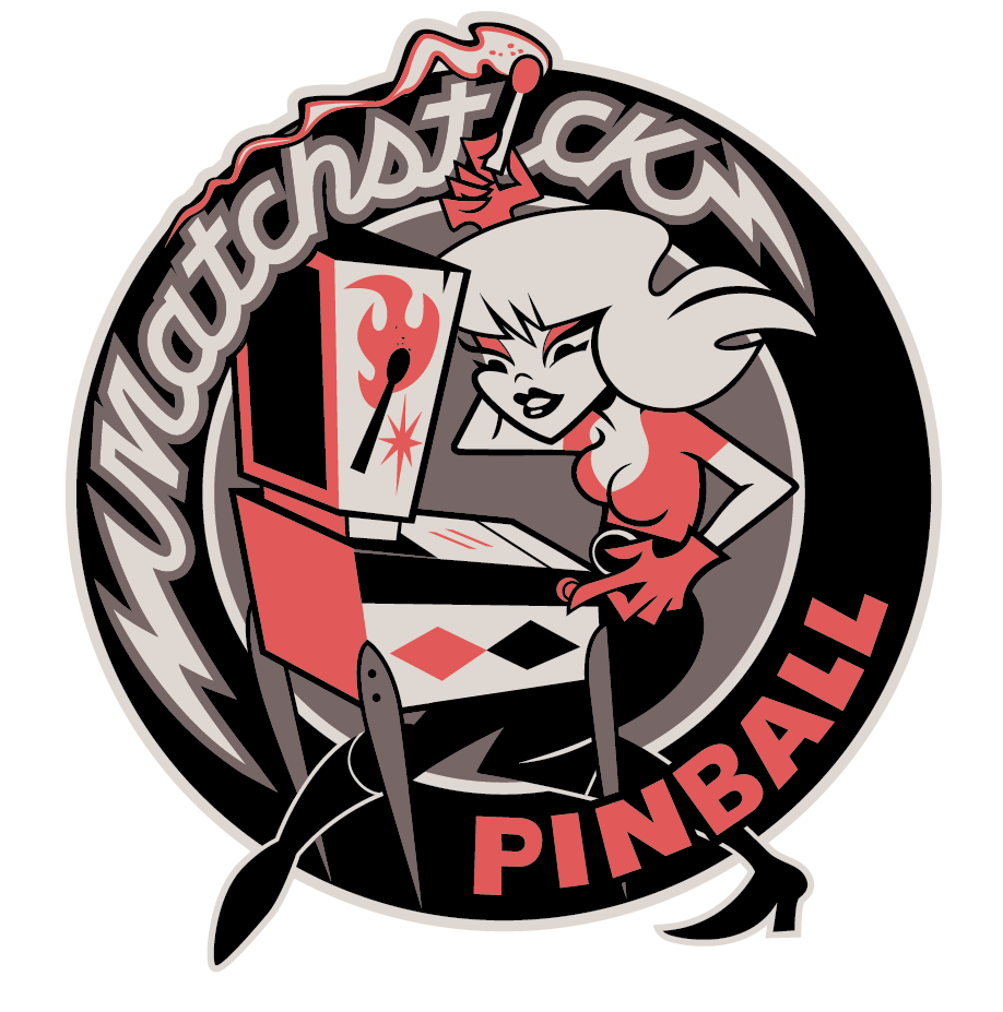Pinball Logo - Matchstick Pinball: Logo on Behance