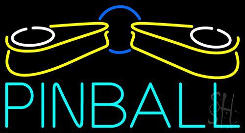 Pinball Logo - Pinball Logo Neon Sign