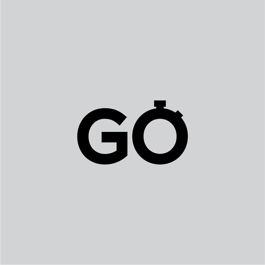 Go Logo - go verbicon by daniel carlmatz | Verbicon | Typographic logo, Logos ...
