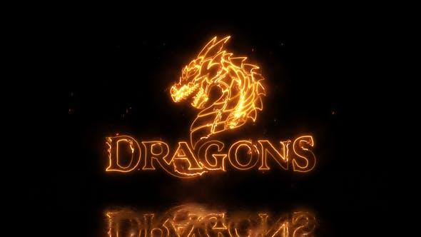 Dragonfire Logo - Dragon Fire Logo By Ruslan Ivanov