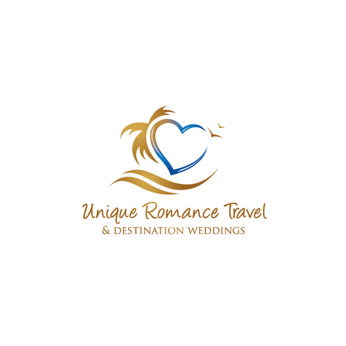 Romance Logo - Create a LUXURY ROMANCE TRAVEL AGENCY identity targeting the wedding