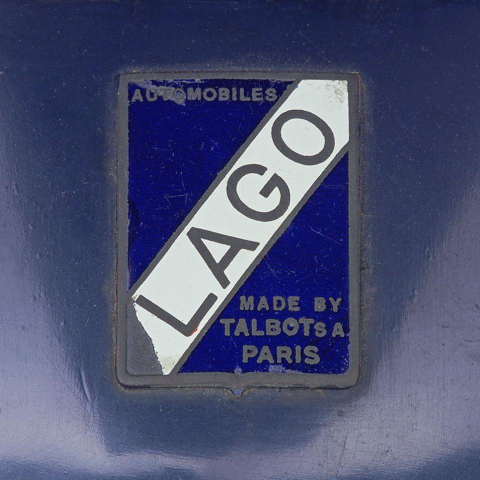 Talbot Logo - Bonhams : The Ex Pierre Boncompagni 'Pagnibon, ' Ecurie Nice, 1939