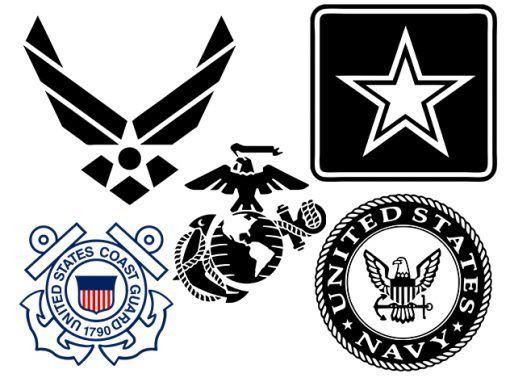 Miltary Logo - Military Logos Vector - Army, Navy, Air Force, Marines, Coast Guard