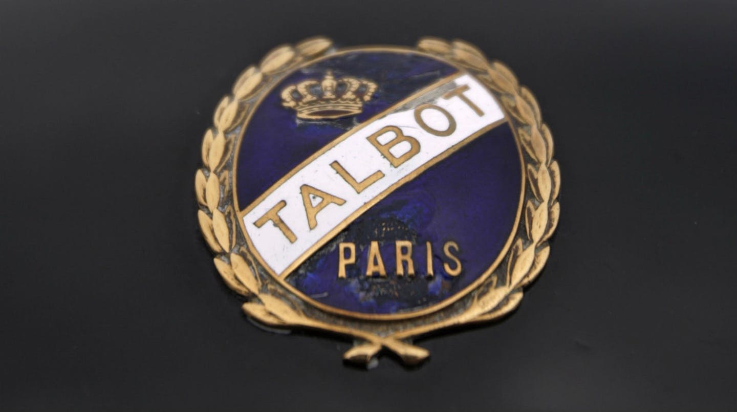 Talbot Logo - Rare Car Taken in 2001 Heist Parked by a Court Fight - The Drive