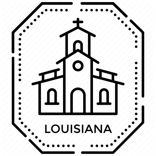 Lousiana Logo - 'Passport Stamp 1' by ProSymbols